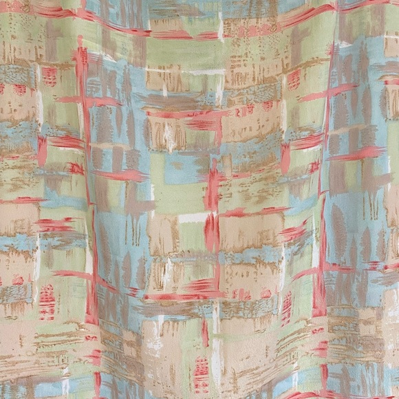 pastel patterned midi skirt - Picture 3 of 5